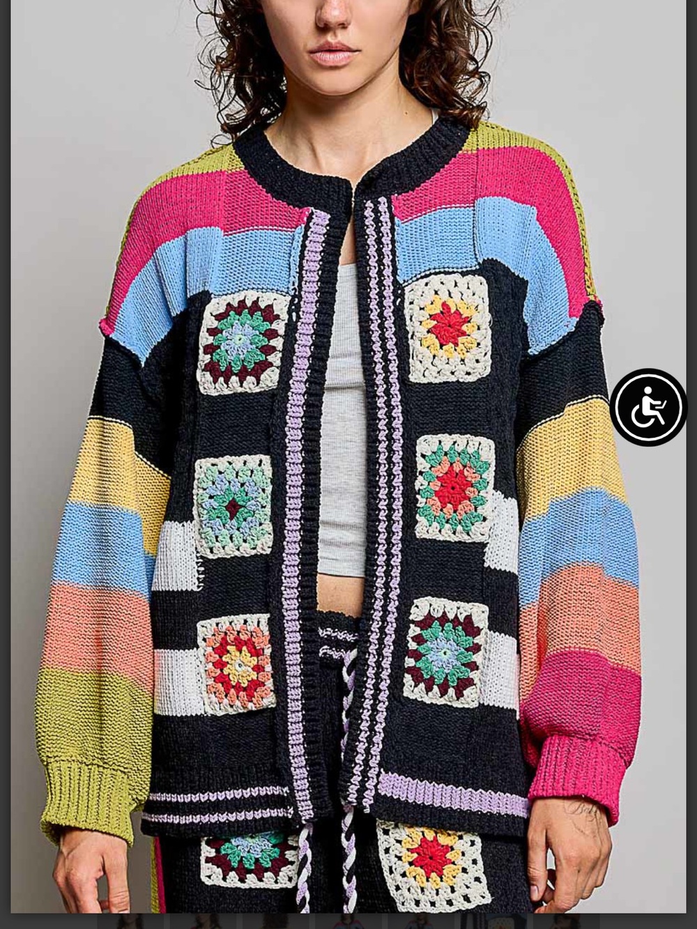 Beautiful Black POL Sweater